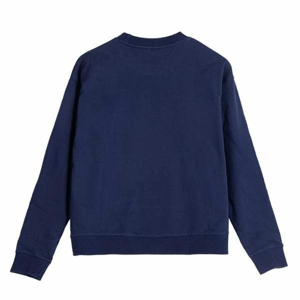 Unisex Φούτερ χωρίς Κουκούλα Stitch Σκούρο μπλε XS