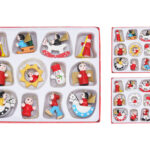 Vintage Ξύλινα Στολίδια Δέντρου  Wooden Hangdeco Set 12Pcs 2Assorted Dh8064300