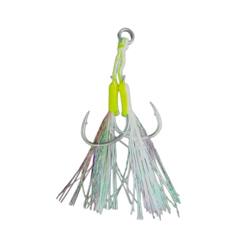 Αγκίστρι διπλό με νήμα - Assist Hooks - 4/0 - 832437