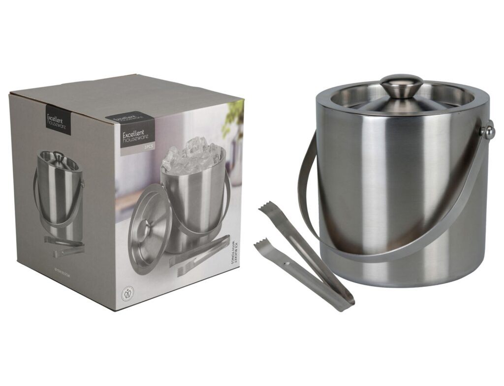 Αξεσουάρ Κρασιού Ice Bucket With Tongs Dia 15Cm A12400310
