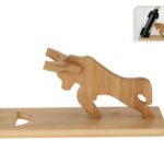 Αξεσουάρ Κρασιού Wine Bottle Holder Bull Bamboo Hz2006020