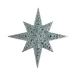 Χριστουγεννιάτικo στολίδι Αστέρι - 12cm - 23130 - Silver