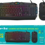 Ενσύρματο πληκτρολόγιο και ποντίκι Gaming - LED RGB - WB520 - Weibo - 655204