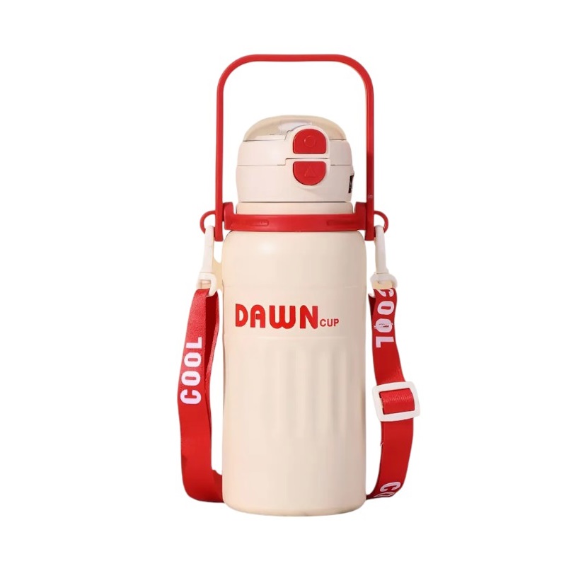 Φορητό παγούρι-θερμός - 600ml - 312574 - Red/Beige