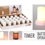 Φωτιστικά Μπαταρίας & Ηλιακά Led Lamp Flame Effect Timer Anx002000
