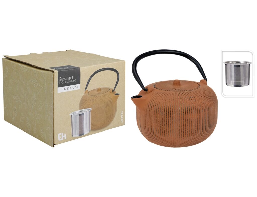 Για Το Τσάι Σας Teapot Iron 1000Ml Brown Clr C82000020