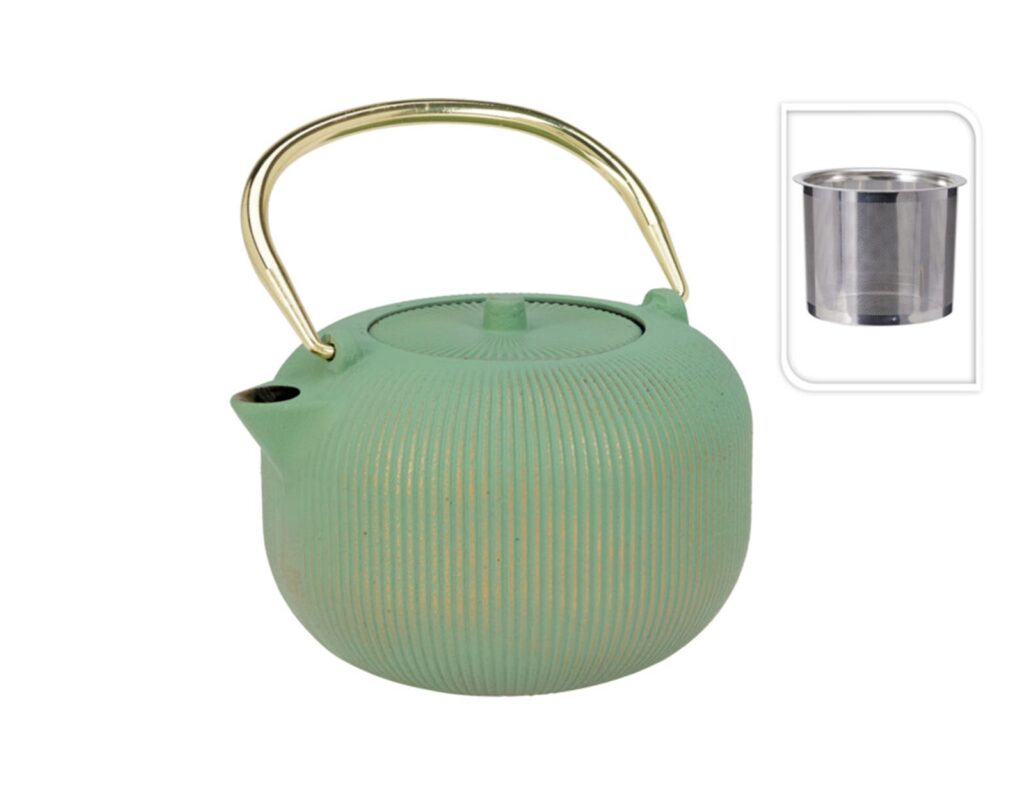 Για Το Τσάι Σας Teapot Iron 1000Ml Green Clr C82000030