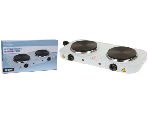 Ηλεκτρικές Εστίες  Hotplate Electric Double White N03000020