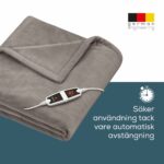 Ηλεκτρική Κουβέρτα Beurer HD150XXL 200 x 150 cm Χρώμα Τεφρόχρουν πολυεστέρας