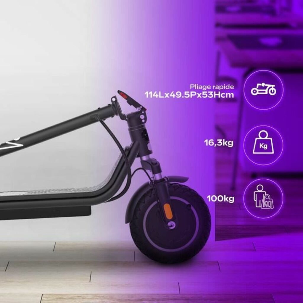 Ηλεκτρικό Σκούτερ EZWAY Μαύρο 450 W 25 km/h