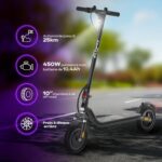 Ηλεκτρικό Σκούτερ EZWAY Μαύρο 450 W 25 km/h