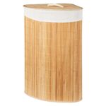 Καλάθια Για Άπλυτα Laundry Basket Bamboo Triangle Kr9000020