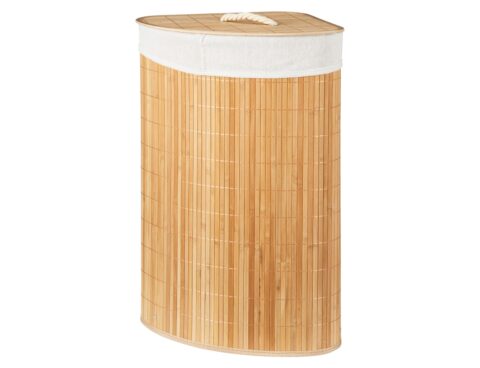 Καλάθια Για Άπλυτα Laundry Basket Bamboo Triangle Kr9000020
