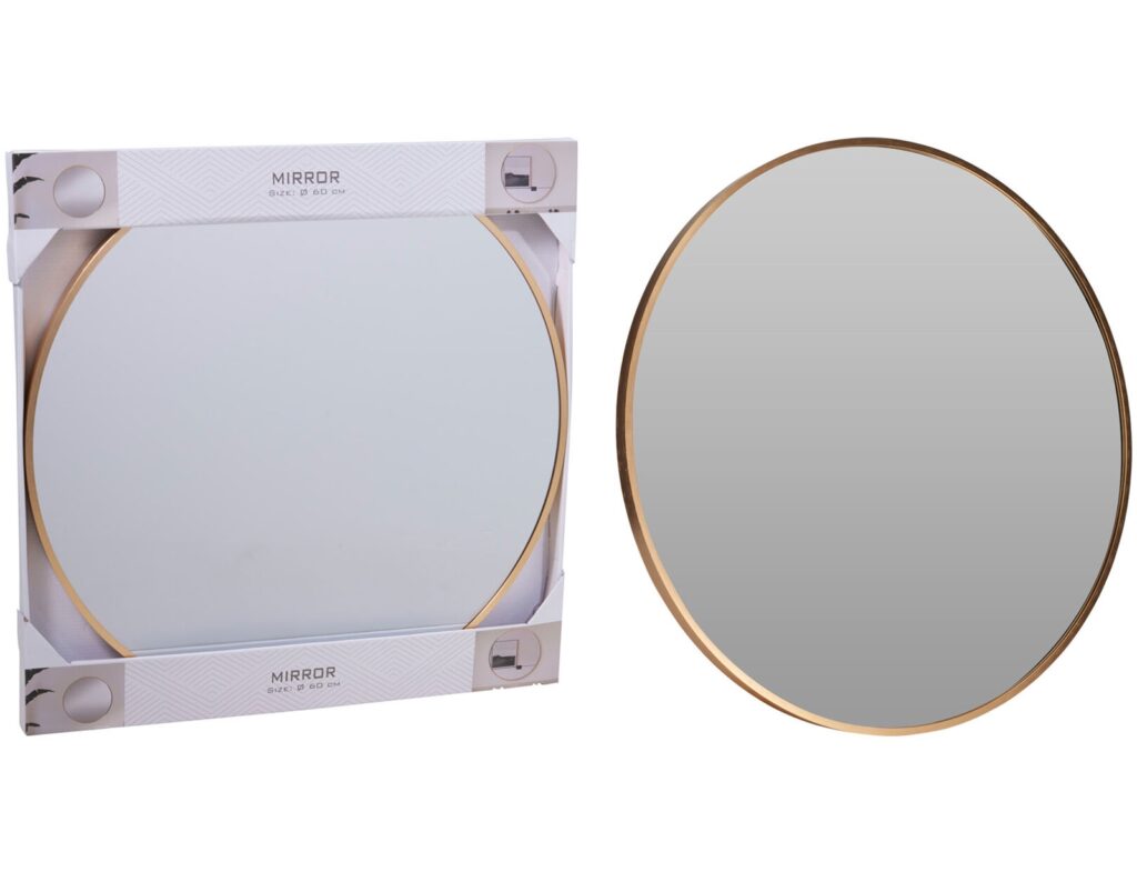 Καθρέπτες Mirror Aluminium 60 Cm Gold Fl2800200