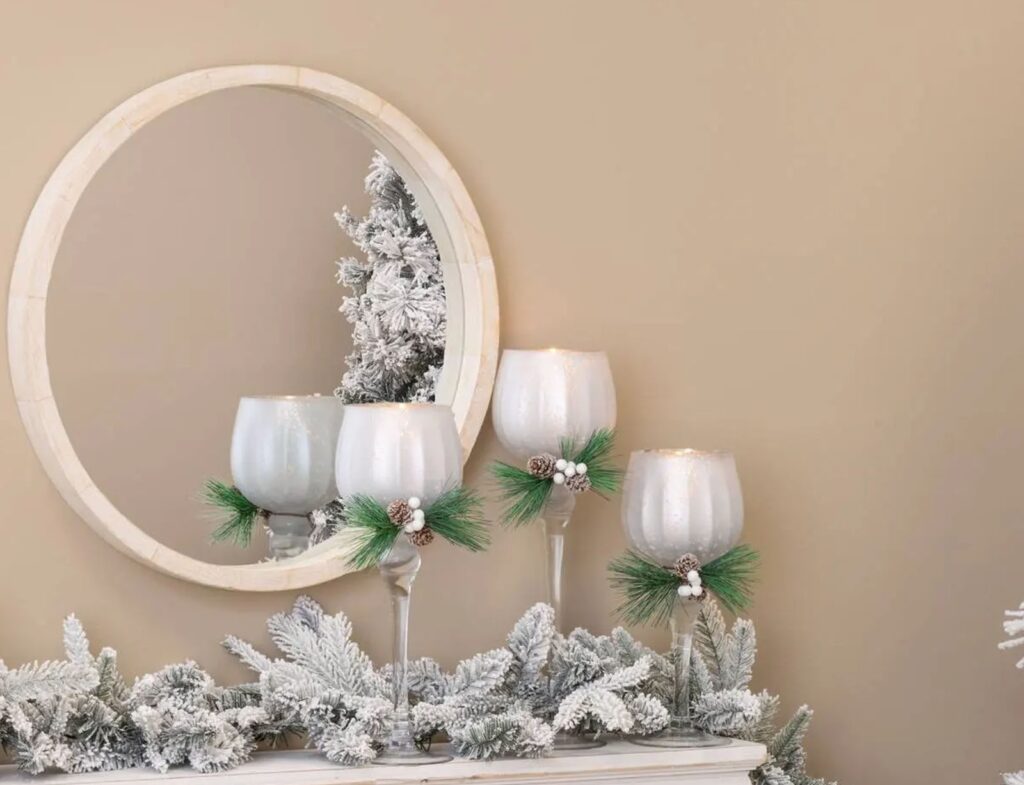 Κηροπήγια Fééric Lights & Christmas - 3 Τεμάχια