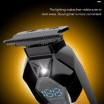 Κουρευτική μηχανή με φωτισμό LED - KM-1572 - Kemei
