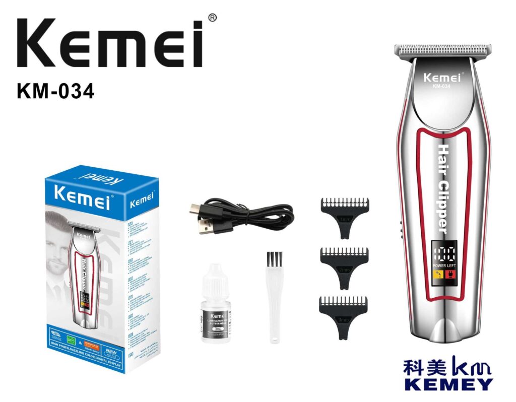 Κουρευτική μηχανή & trimmer - KM-034 - Kemei