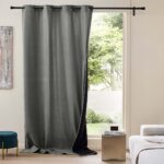 Κουρτίνα Chenille Douceur D'intérieur - 140X260Cm - Γκρι