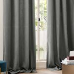 Κουρτίνα Chenille Douceur D'intérieur - 140X260Cm - Γκρι