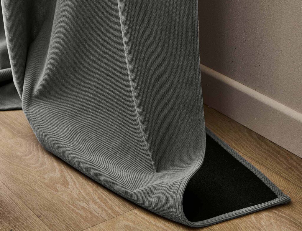 Κουρτίνα Chenille Douceur D'intérieur - 140X260Cm - Γκρι