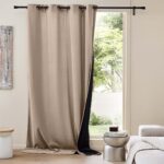 Κουρτίνα Chenille Douceur D'intérieur - 140X260Cm - Καφέ