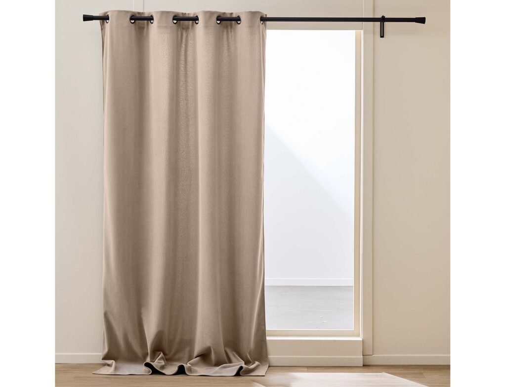 Κουρτίνα Chenille Douceur D'intérieur - 140X260Cm - Καφέ