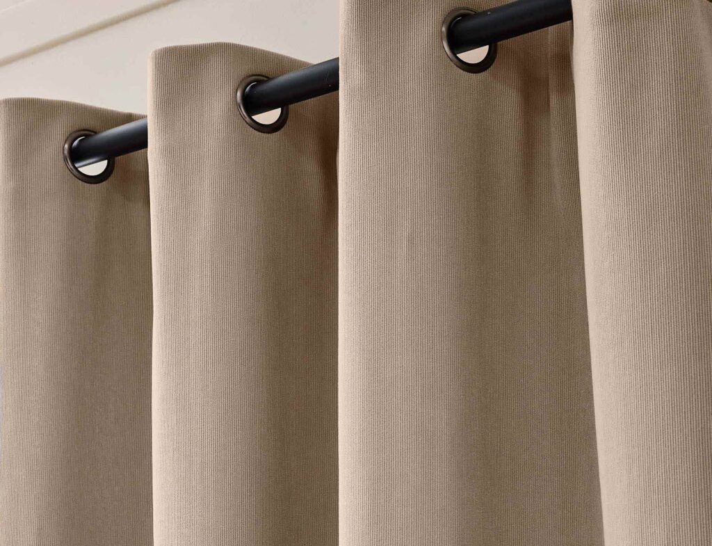 Κουρτίνα Chenille Douceur D'intérieur - 140X260Cm - Καφέ