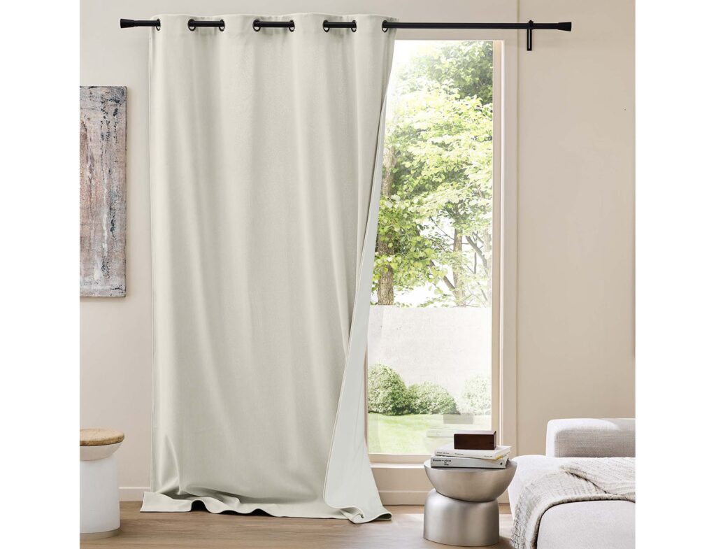 Κουρτίνα Chenille Douceur D'intérieur - 140X260Cm - Λευκό