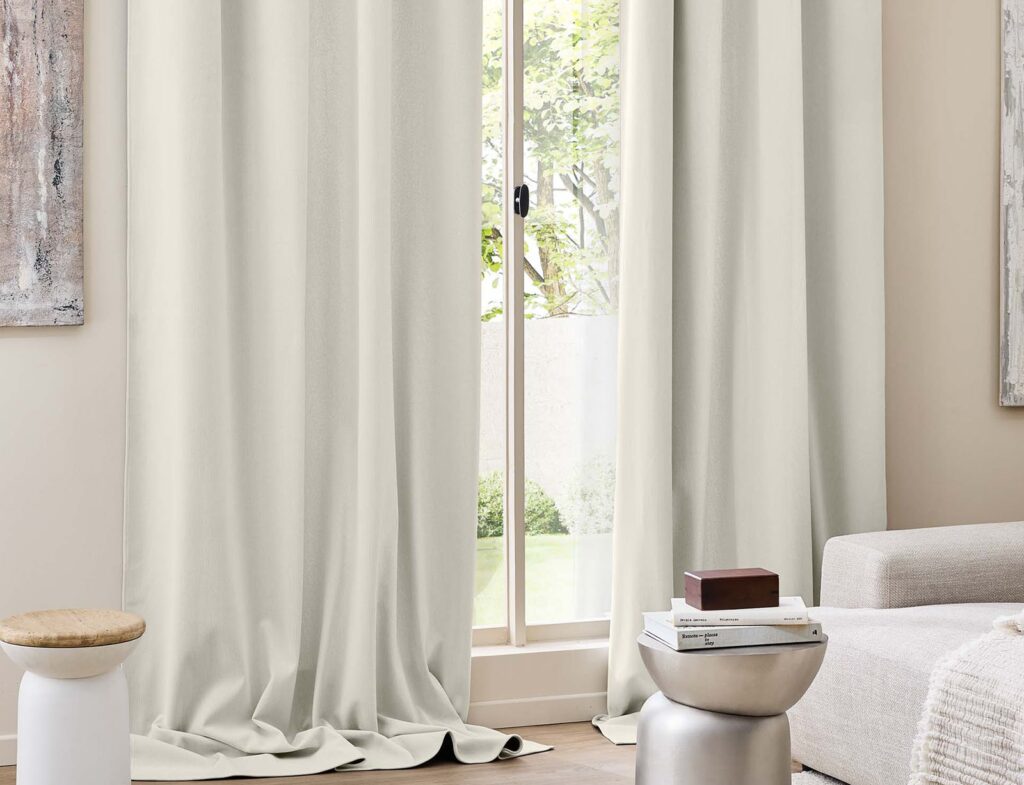 Κουρτίνα Chenille Douceur D'intérieur - 140X260Cm - Λευκό