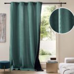 Κουρτίνα Chenille Douceur D'intérieur - 140X260Cm - Πετρόλ