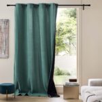 Κουρτίνα Chenille Douceur D'intérieur - 140X260Cm - Πετρόλ