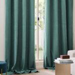 Κουρτίνα Chenille Douceur D'intérieur - 140X260Cm - Πετρόλ
