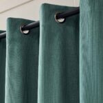 Κουρτίνα Chenille Douceur D'intérieur - 140X260Cm - Πετρόλ