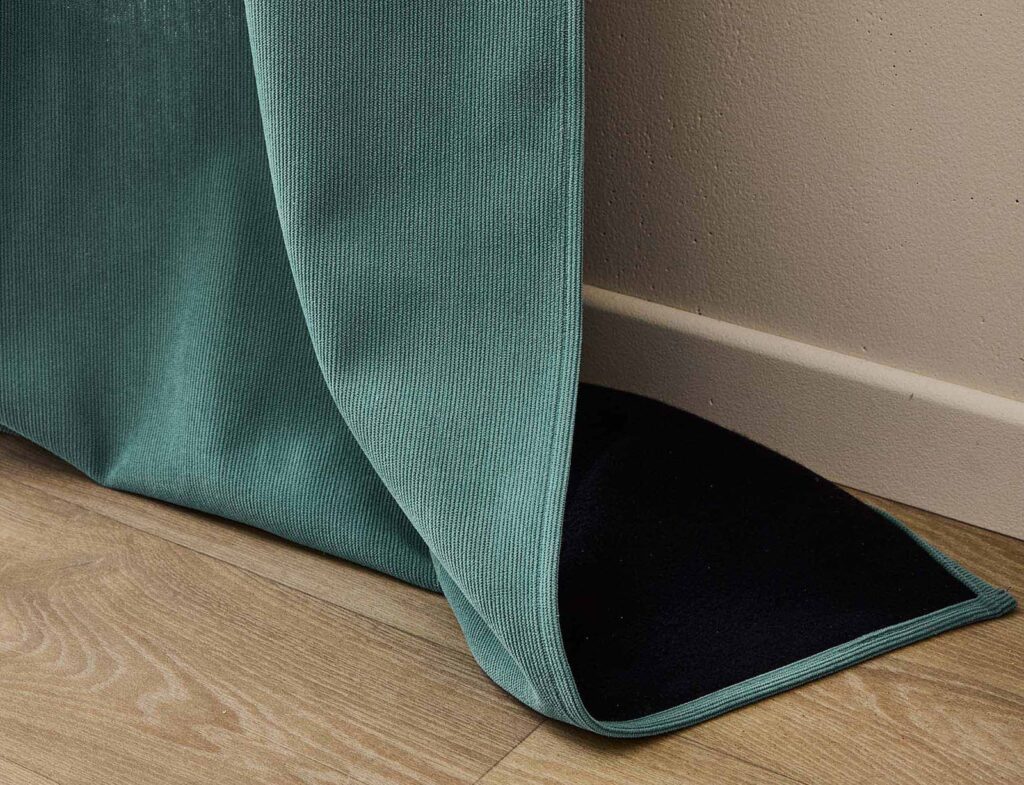 Κουρτίνα Chenille Douceur D'intérieur - 140X260Cm - Πετρόλ