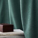 Κουρτίνα Chenille Douceur D'intérieur - 140X260Cm - Πετρόλ