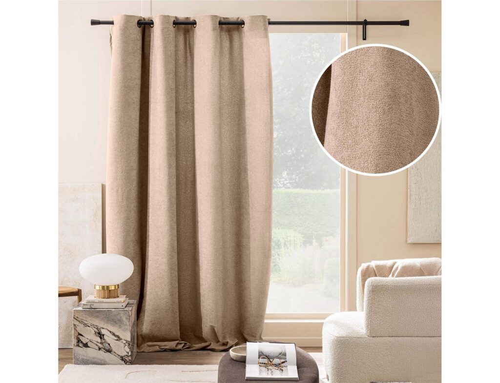 Κουρτίνα Winona Douceur D'intérieur - 140X260Cm - Καφέ