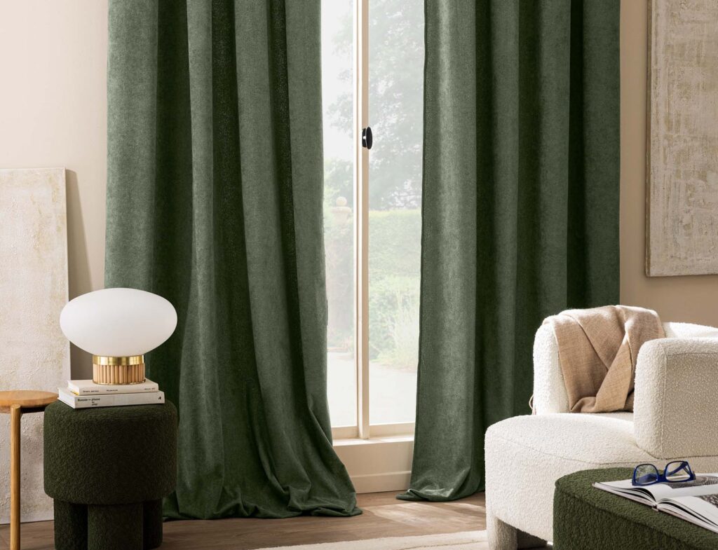 Κουρτίνα Winona Douceur D'intérieur - 140X260Cm - Πράσινο