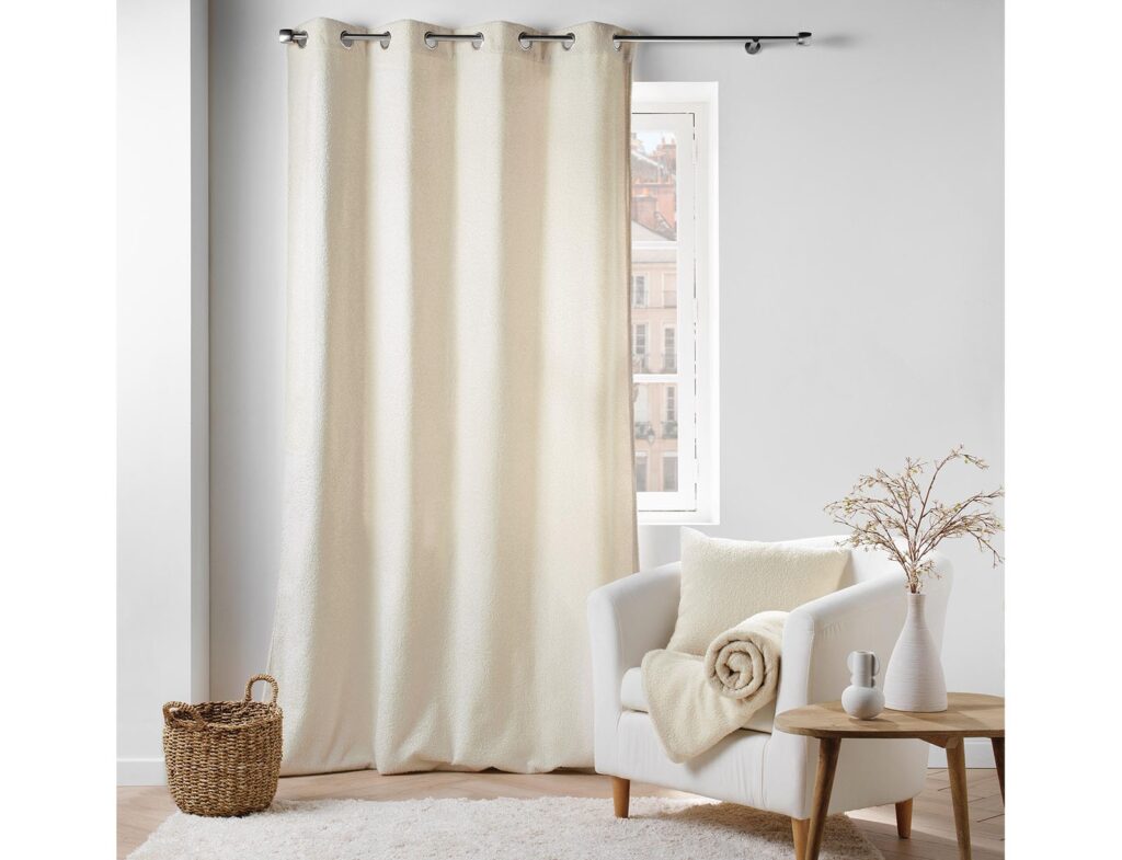 Κουρτίνα Wooly Douceur D'intérieur - 140X240Cm - Λευκό