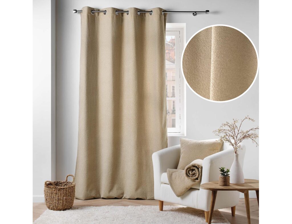 Κουρτίνα Wooly Douceur D'intérieur - 140X240Cm - Μπεζ