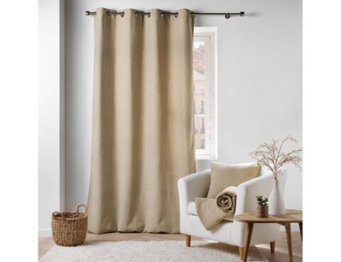 Κουρτίνα Wooly Douceur D'intérieur - 140X240Cm - Μπεζ