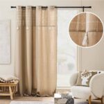 Κουρτίνες & Κουρτινόξυλα Curtain With Eyelets 140 X 240 Cm Cotton/Pes+Top W