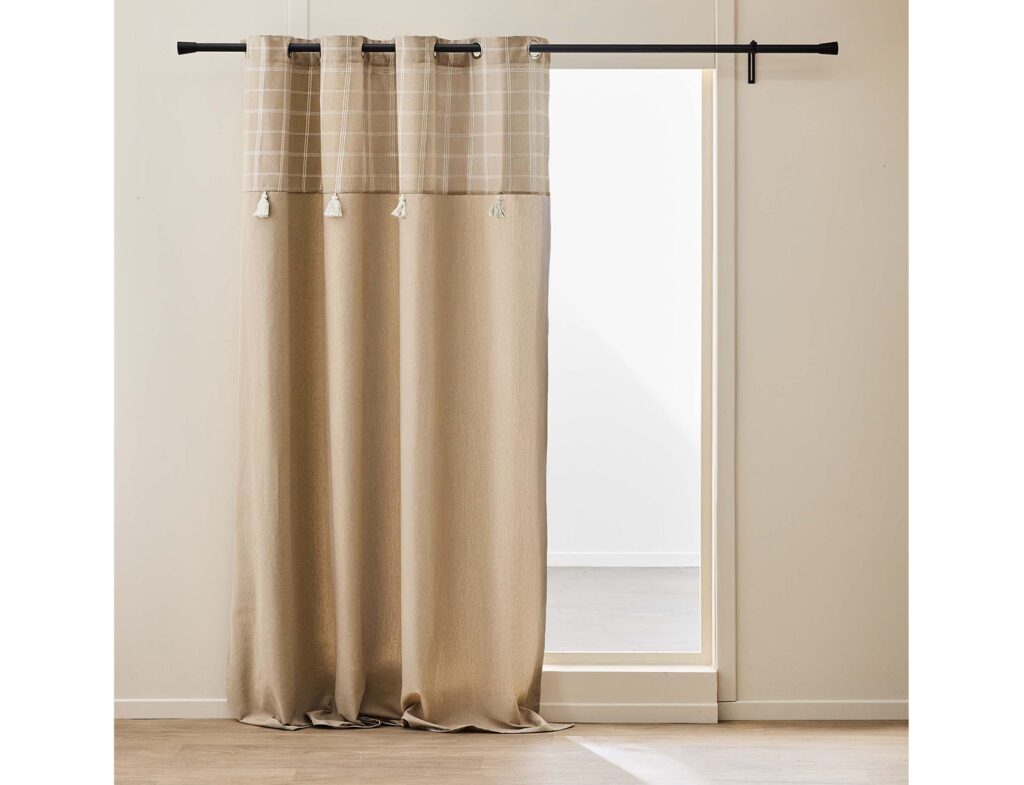Κουρτίνες & Κουρτινόξυλα Curtain With Eyelets 140 X 240 Cm Cotton/Pes+Top W