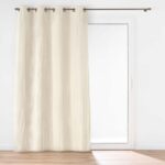 Κουρτίνες & Κουρτινόξυλα Curtain With Eyelets 140 X 260 Cm Embossed Velvet