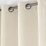 Κουρτίνες & Κουρτινόξυλα Curtain With Eyelets 140 X 260 Cm Embossed Velvet