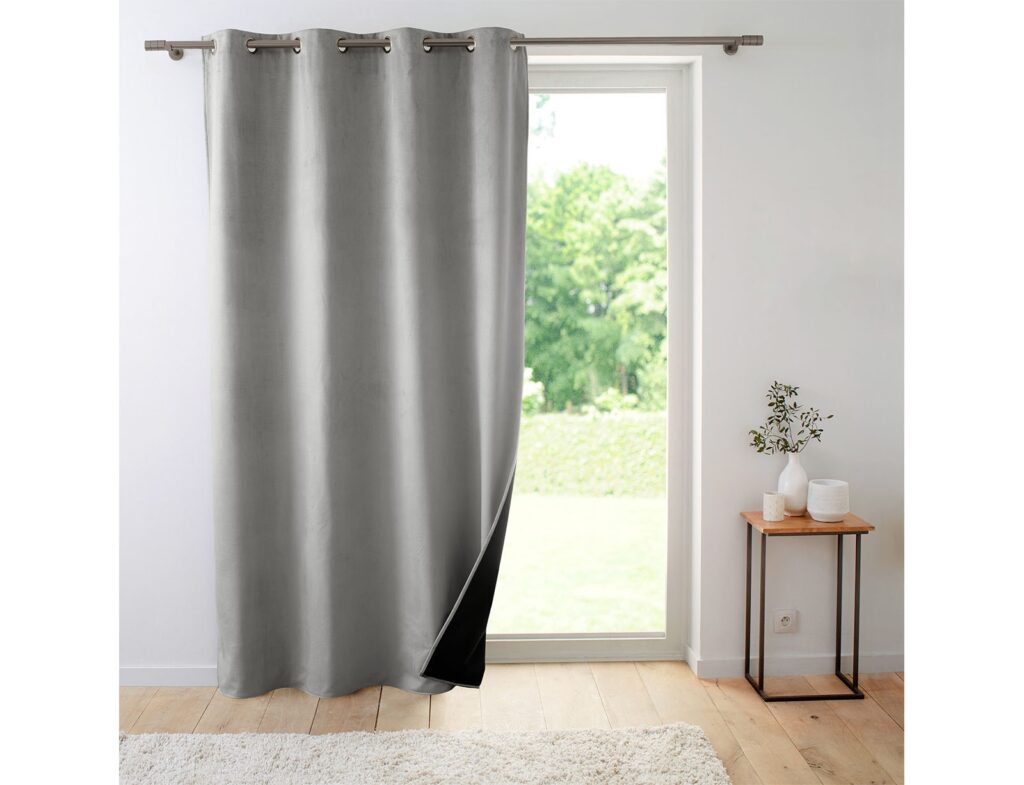 Κουρτίνες & Κουρτινόξυλα Curtain With Eyelets 140 X 260 Cm Insulating/Embos