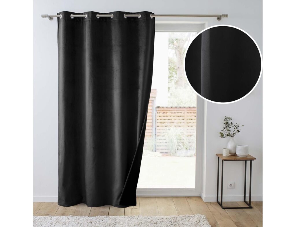 Κουρτίνες & Κουρτινόξυλα Curtain With Eyelets 140 X 260 Cm Insulating/Embos
