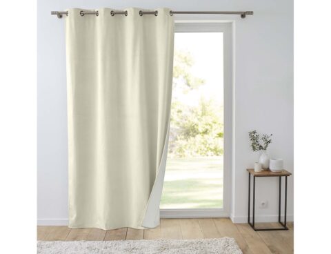 Κουρτίνες & Κουρτινόξυλα Curtain With Eyelets 140 X 260 Cm Insulating/Embos