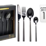 Μαχαιροπίρουνα Cutlery Set 16Pcs Black Clr Cc4101000