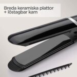 Μηχανή Ισιώματος Μαλλιών Babyliss ST397E Μαύρο