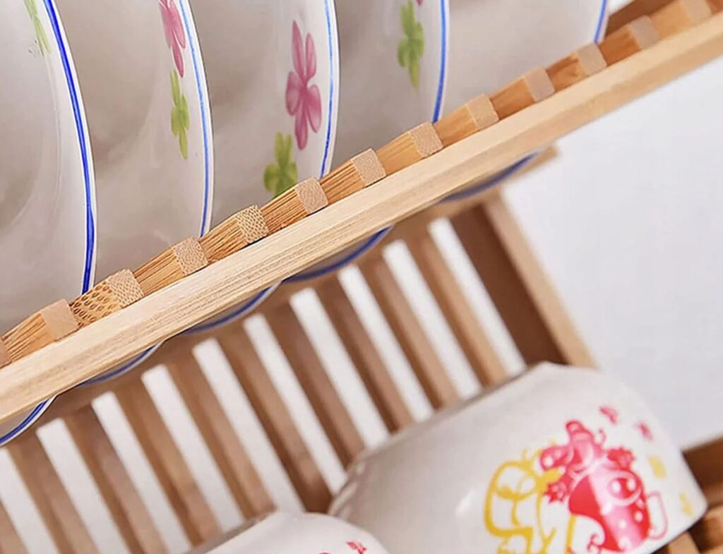 Οργάνωση Νεροχύτη Dish Rack Bamboo Foldable 784610280